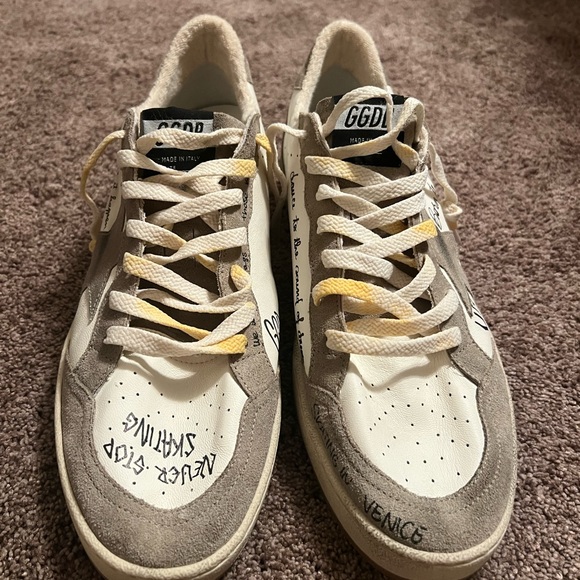 Golden Goose Ball Star with dove-gray suede star and heel tab - Picture 3 of 9